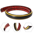thumbnail image 2 of Heavy Duty Floor Cable Protection Cover Floor Cable Cover Rubber Trunking 1M Yellow-Black, 2 of 8