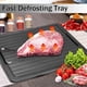 thumbnail image 1 of Bandeja de descongelación Bandeja de descongelación de aluminio Placa de descongelación rápida para descongelación natural de alimentos congelados Carne Pescado (23 X 16,5 X 0,3 cm) TUNC Sencillez, 1 of 5