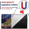 thumbnail image 3 of Summer Sunflower Magnetic Mailbox Covers Standard Size Floral Labor Day Patriotic American Flag Mailbox Post Cover Veteran''s Day Mailbox Decor Waterproof Mailbox Wrap 21 * 18 Inch, 3 of 6