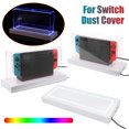 thumbnail image 1 of [Base Emisora ​​de + Cubierta Antipolvo Totalmente Transparente Empaquetada Y Enviada Juntas] Cubierta Antipolvo para Switch Caja Base Emisora ​​de Caja Principal Acrílico OLED, 1 of 9