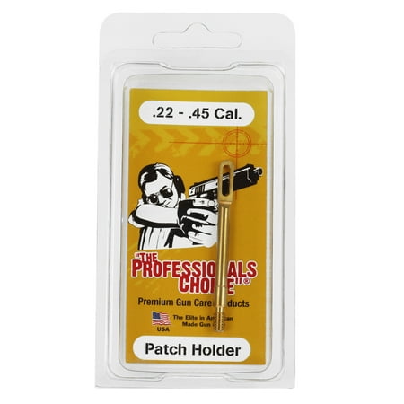 The Professionals Choice Brass Patch Holder for .22 - .45 Cal.