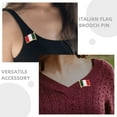 thumbnail image 4 of Italian Flag Brooch Pin Multi 20Set 0.91X0.75X0.39In Iron Enamel Coating, 4 of 7