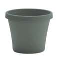 thumbnail image 4 of Bloem Terra 12" Round Plastic Planter with Drainage Holes - Indoor/Outdoor, 2 Gallon Capacity, Lightweight Garden Pot, Basil, 4-Pack, 4 of 7