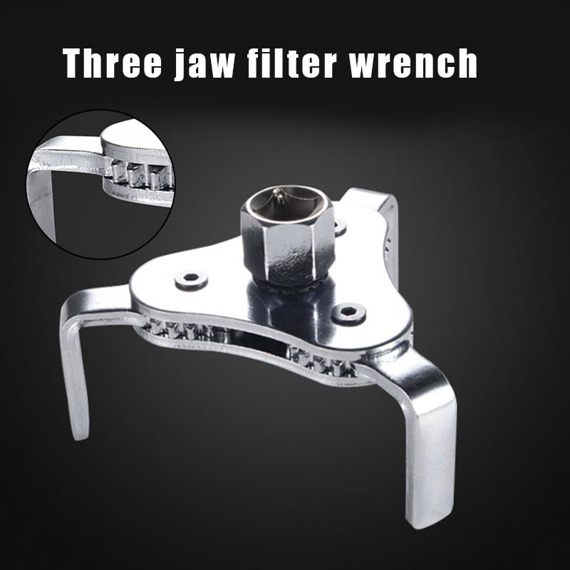 Universal Adjustable Oil Filter Wrench From 2.2 inch To 4.5 inch 3 Leg