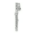 thumbnail image 1 of Pendentif Breloque Collier Flûte en Argent Sterling 925 Poli Instrument de Musique, 1 of 6