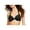 Black, variant on Juniors' Strappy Underwire Push-Up Bikini Top Red S