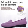 thumbnail image 3 of CHICVOMEY Breathable Knit Flats for Women Dress Shoes Comfortable Slip-on Flats Causal & Walking, 3 of 9