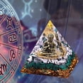 thumbnail image 3 of Pirámide de cristal natural Buda curación energía meditación hogar oficina decoración, 3 of 7