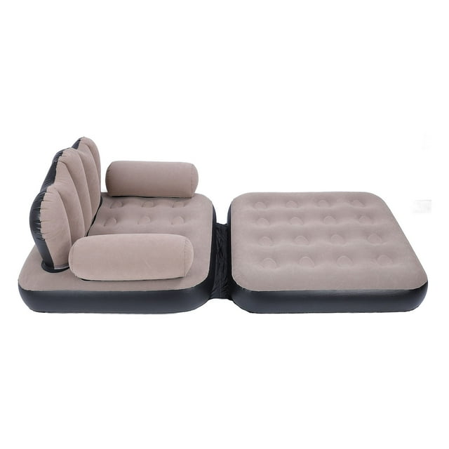Inflatable Couch Mattress, Portable Foldable Soft Inflatable Sofa Coffee for Backpacking for Travel