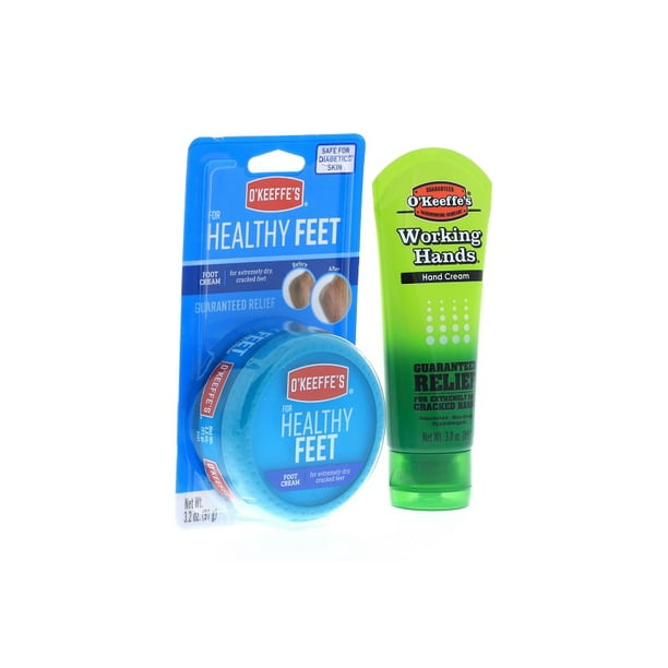 O'Keeffe's Healthy Foot Cream 3.4 oz , Working Hands Cream 3 oz Set