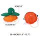 thumbnail image 3 of Xihbxyly Sombrero de Halloween para Mascota, Diseño de Calabaza Divertido, Tamaño Ajustable, Material de Felpa Cómodo, Perfecto para Disfraz de Perro, Ideal para Fotos Navideñas, 30 X 40 Cm, Embalaje, 3 of 7