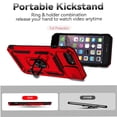 thumbnail image 3 of Estuche GANGXUN para iPhone 7 Plus/8 Plus, soporte giratorio 360°, estilo mecánico y magnético, 3 of 5