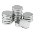 thumbnail image 2 of 40g 10 Pack Aluminum Tin Cans, Metal Tin Jar Empty Round Lid Cosmetic Containers With Tight Sealed Twist Screw Top Cover, 2 of 8