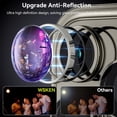 thumbnail image 2 of PINHEN for iPhone 15 Pro/iPhone 15 Pro Max Camera Lens Protector,[Keep Original Shooting] Shatterproof 9H Tempered Glass Camera Screen Protector Metal Ring Cover Film Accessories, 2 of 6