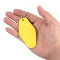 thumbnail image 4 of Vintage Motel Keychain Blank Hotel Keychains Rhombus Retro Key Tag, Bright Yellow, 16 Pack, 4 of 6
