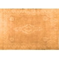 thumbnail image 1 of Ahgly Company Indoor Rectangle Abstract Orange Contemporary Area Rugs, 7' x 9', 1 of 1