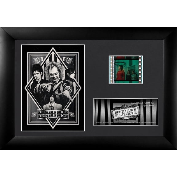 Beetlejuice Beetlejuice (S3) Minicell FilmCells Framed Desktop Presentation USFC6585