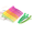 Neon color, variant on AIMIKE 12pcs Professional Hair Clips, No Crease Duck Billed Hair Clips for Cutting, Styling, Women, Morandi