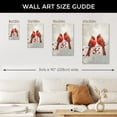 thumbnail image 7 of WFSposter Red Cardinal Canvas Wall Art Cardinal Bird Standing on a Branch Picture Prints Winter Animal Painting Christmas Wall Decor Artwork Framed Grey,12x18", 7 of 7