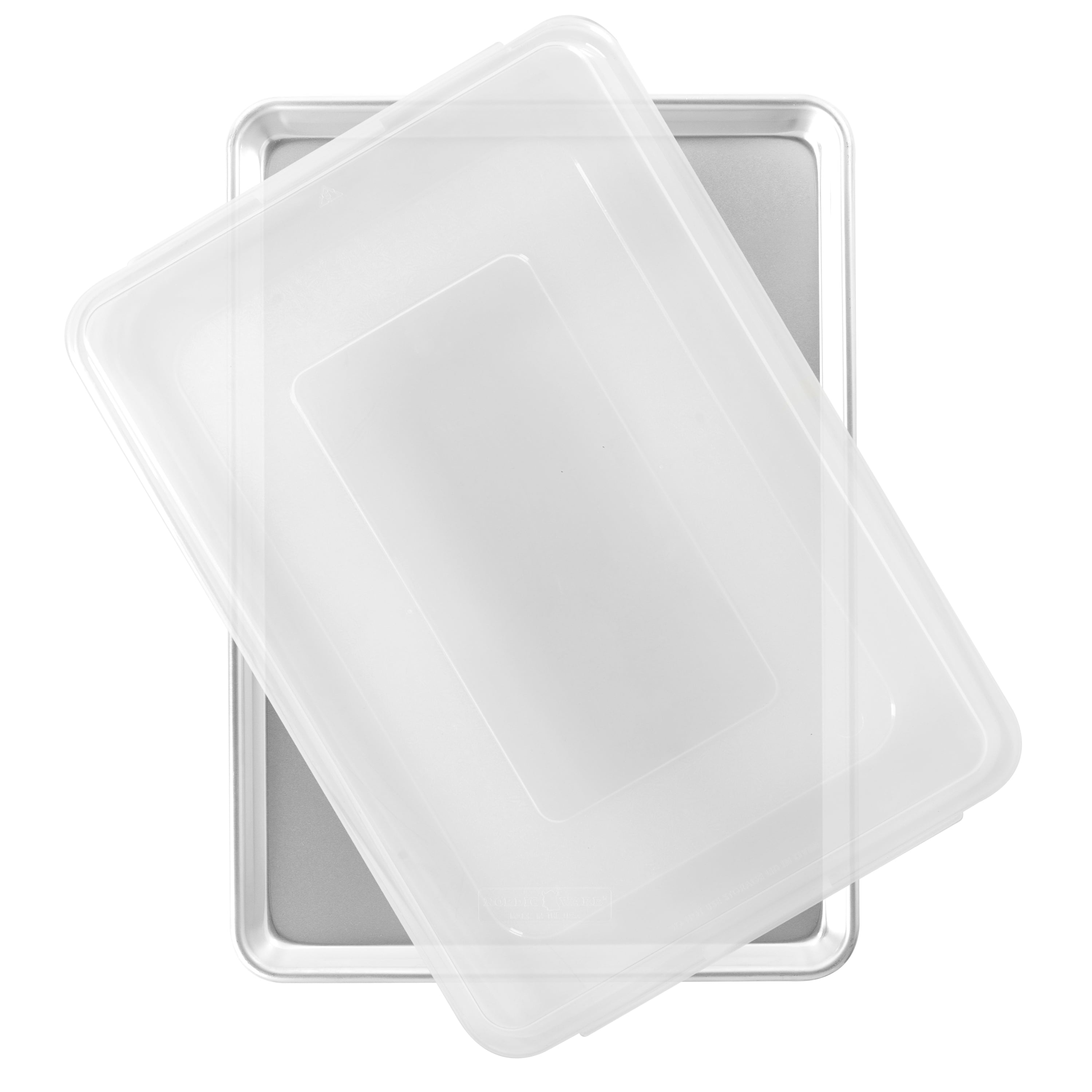 Nordic Ware Natural Aluminum Half Sheet with Lid, Silver