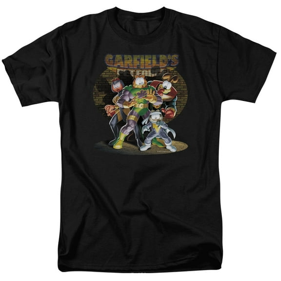 Garfield Spotlight S/S Adult 18/1 T-Shirt Black