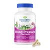 RidgeCrest Herbals Blood Pressure Herbal Formula, 12 Herbs, Poria Mushroom, Gastrodia, Gardenia, for Heart, Vascular, Circulation Health, Nitric Oxide Support, Stress Management (120 Caps, 60 Serv)