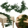 thumbnail image 2 of Artificial Pine Garlands for Mantle Real Touch Pine Greenery Garland Christmas Garlands for Table Wall Fireplace Indoor Outdoor Decoration, 2 of 8