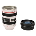 thumbnail image 2 of Taza Para Lente De Cámara, Taza De Café Con Lente De Cámara Aislada De Plástico ABS De Grado Alimenticio, Forro De Acero Inoxidable Para Viajes, 2 of 7
