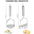 thumbnail image 2 of 2 Piezas Machacador De Frijoles, Aplastador De Papas, Machacador De Papas, Adecuado Para Triturar Una Variedad De Alimentos Como Patatas, Batatas, Calabazas, Coliflor y Aguacate, 2 of 4