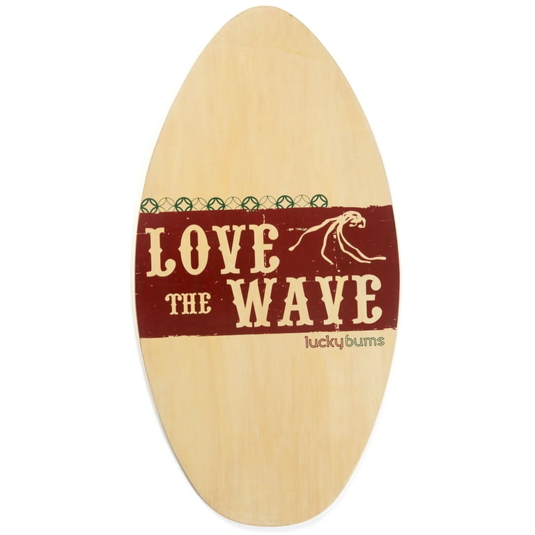 スキムボード EPS Lucky Bums Skim Board for Kids and Adults, Wave, 39-inch