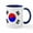 White/Navy Inside, variant on CafePress - Korear_F Copy Ceramic Mug - 11 oz Ceramic Mug - Novelty Coffee Tea Cup