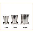 thumbnail image 3 of Food Grade Untarnished Collapsing Travel Cup Outdoor Water Cup For Hiking Outdoor Meal Heat Resistant Pocket Sized Easy Carry Multicolor, 3 of 4