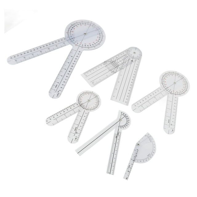 Spinal Goniometer, Plastic Easy Reading Angle Ruler Strong For Home