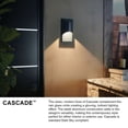 thumbnail image 2 of 1834BZ Hinkley Lighting Cascade - 1 Light Medium Outdoor Wall Lantern in Modern Style - 8 Inches Wide by 18 Inches High-Bronze Finish-Incandescent, 2 of 4
