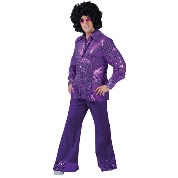 Purple Disco Pants Adult Halloween Costume - Walmart.com