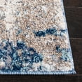 thumbnail image 4 of SAFAVIEH Aston Augustine Abstract Runner Rug, Gray/Navy, 2' x 8', 4 of 11