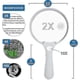 thumbnail image 2 of Large Magnifying Glass With Led Light - 2X 4X 25X Magnification Lenses - Best Giant Magnifying Glass With Light For Reading, Exploration, Inspection, 2 of 5