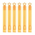 thumbnail image 2 of Botellas de jabón de burbujas vacías de estrellas, juguete para niños (naranja), 2 of 9