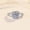 1 Carat, variant on Apaison Sparkling 1&2 Carat Moissanite 925 Sterling Silver Rings for Women - Female Wedding Engagement Jewelry Gift