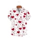 thumbnail image 3 of TaTaai Men's Valentine's Day Print Shirt, Short Sleeve Button Down Casual Blouse, Romantic Gift Top Gift, 3 of 5