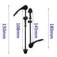 thumbnail image 4 of Tekuisi Portable Bike Quick Release Skewer Set Front Rear Wheel Axle Tools Set Hub Axle Hollow Shaft MTB Road Bike Bicycle Parts, 4 of 6
