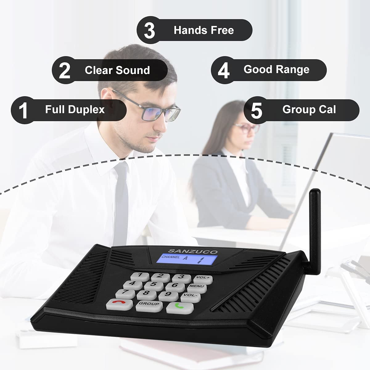 Buy Intercoms Wireless for Home Hand Free Home Intercom System with ...