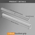 thumbnail image 2 of 96-Pack Silver ABS Bicycle Spoke Reflectors with Reflective Film - 75mm Length, 1.8-2.5mm Inner Diameter, Waterproof & Durable Wheel Safety Accessories for Night Riding, 360° Visibility up to 400, 2 of 5