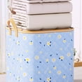 thumbnail image 6 of CASAFUN Large Storage Bags for Clothes Daisy Storage Bins Foldable Closet Organizer Double Zipper Comforter Storage Bag Under Bed Storage Moving Bags Totes for Storage Space Saver Bags, 6 of 8
