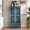 Antique Blue, variant on Resenkose 55" Rustic Carved Wood Storage Cabinet, 2-Door Accent Cabinet with Drawer and Solid Wood Legs, Vintage Organizer for Living Room, Hallway, Dining Room, Black