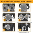 thumbnail image 2 of Tripumer 21PCS Cat Toys Kitten Toys Combination Tunnel Interactive Grayish Blue Cat Toys Cat Tunnel Tease Cat Stick Colorful Mouse Plush Ball Bell Ball for Cats, 2 of 8