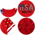 thumbnail image 4 of CCRFTGI American Flag Shirts for Kids Girls Size 10-12 Independence Day Freedom 4th Of July 250 Anniversary USA Flag Outfits Happy Summer Shirts Festival T-Shirts Multicolor 9-10 Years, 4 of 5