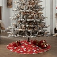 thumbnail image 4 of Sikiie Christmas Santa Cartoon Snowman A Christmas Tree Skirt, Christmas Tree Decorations, Christmas Decor, Tree Mat Decoration(30-48IN)-48", 4 of 6