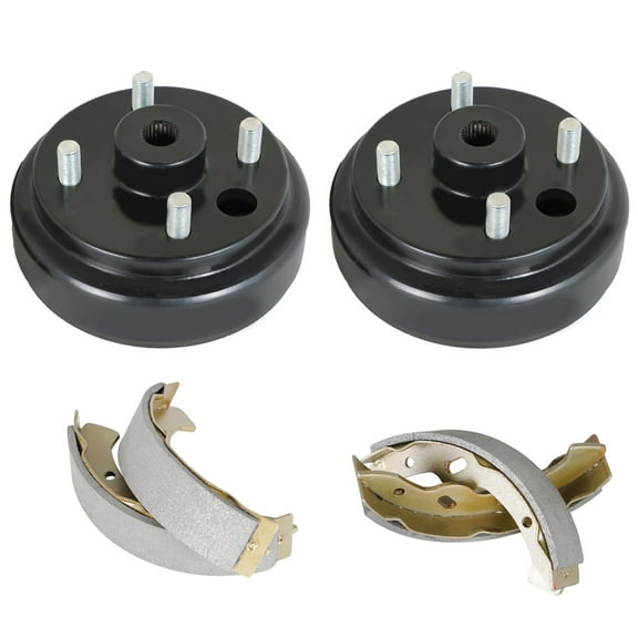 Genrics For Ezgo Rear Brake hub Drums Brake Shoe Kit Electric 1996  TXT Golf Carts
