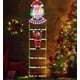thumbnail image 2 of Nueva escalera navideña impermeable con luz de Papá Noel para escalar, decoración navideña, diseño de escena, luz de ambiente, 2 of 4